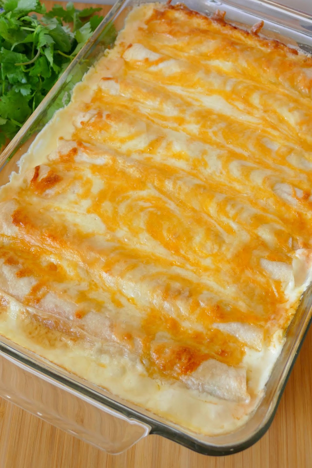 Cream Cheese Chicken Enchiladas